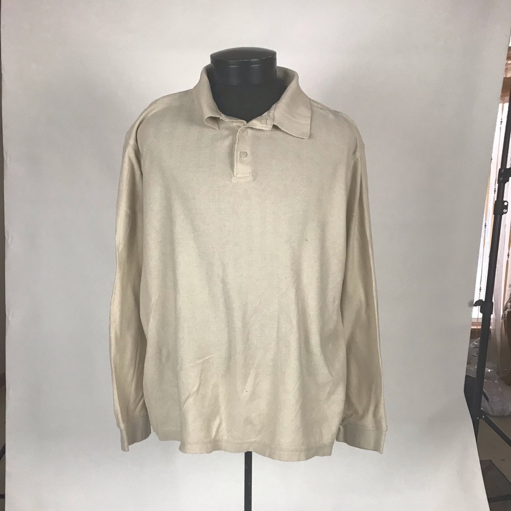 Men’s long sleeve polo shirt
